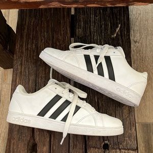 White Adidas Youth Sneakers
